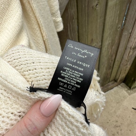 Do Everything in Love Boho Crocheted Knit Fringe Trim Kimono Cardigan Sweater - Picture 10 of 16